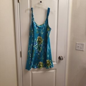 Floral Blue Nightgown